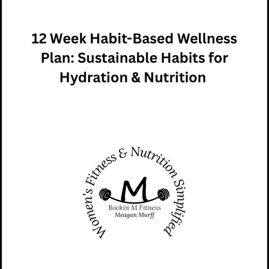 12 Week Habit-Based Wellness Plan: Hydration & Nutrition